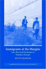 Cover of: Immigrants at the Margins: Law, Race, and Exclusion in Southern Europe (Cambridge Studies in Law and Society)