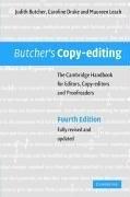Butcher's copy-editing by Judith Butcher