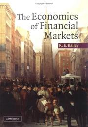 The economics of financial markets