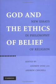 God and the ethics of belief : new essays in philosophy of religion