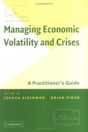 Cover of: Managing economic volatility and crises: a practitioner's guide