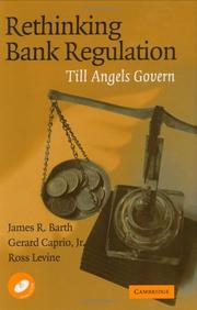 Cover of: Rethinking bank regulation: till angels govern