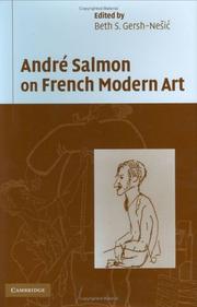 Cover of: André Salmon on French modern art