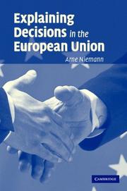 Explaining decisions in the European Union