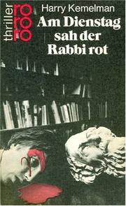 Cover of: Tuesday the rabbi saw red.