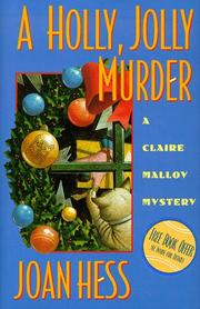 Cover of: A holly, jolly murder by Joan Hess