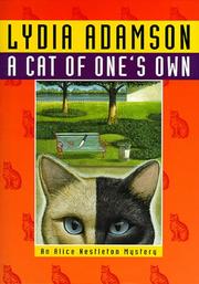 A Cat Of One's Own by Lydia Adamson