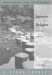 Cover of: Japanese Religion: Unity and Diversity (Religious Life in History Series.)