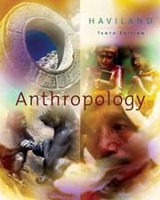 Cover of: Anthropology (with CD-ROM and InfoTrac)