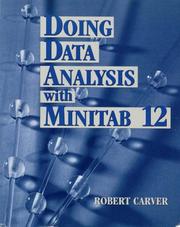 Cover of: Doing data analysis with Minitab 12