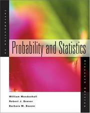 Cover of: Introduction to probability and statistics.