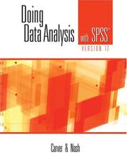 Cover of: Doing Data Analysis with SPSS: Version 12 (Doing Data Analysis with SPSS)