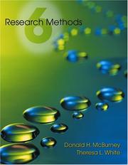Cover of: Research methods