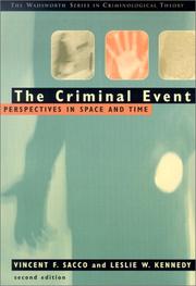 The criminal event : perspectives in space and time