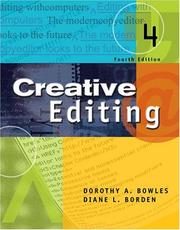 Creative editing by Dorothy A. Bowles, Diane L. Borden