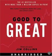 Cover of: Good to Great CD: Why Some Companies Make the Leap...And Others Don't