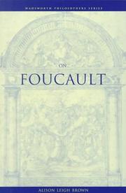 Cover of: On Foucault: a critical introduction