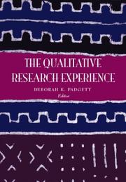 Cover of: The Qualitative Research Experience