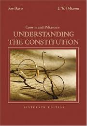 Cover of: Corwin & Peltason's understanding the constitution