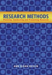 Cover of: Research Methods by Ann Sloan Devlin