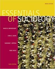 Cover of: Essentials of sociology