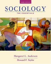 Cover of: Sociology: The Essentials (with CD-ROM and InfoTrac)