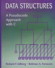 Cover of: Data structures: a pseudocode approach with C
