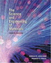 Cover of: The Science and Engineering of Materials (with CD-ROM) by Donald R. Askeland, Pradeep P. Phulé 