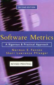 Cover of: Software Metrics by Norman E. Fenton, Shari Lawrence Pfleeger