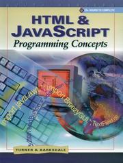 Cover of: HTML & JavaScript