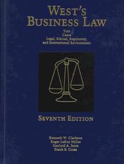 West's business law : text, cases, legal, ethical, regulatory, and international environment