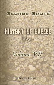 Cover of: History of Greece