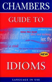 Chambers guide to idioms