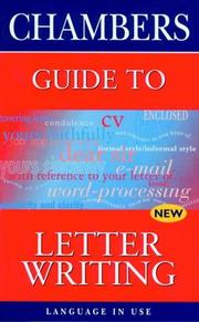 Chambers guide to letter writing