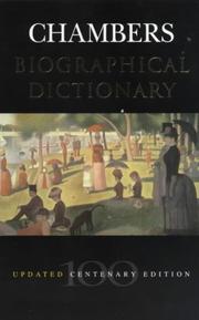 Chambers biographical dictionary