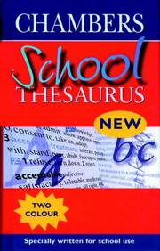 Chambers school thesaurus