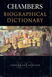 Chambers biographical dictionary