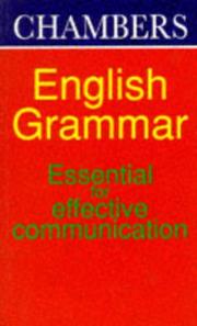 Cover of: Chambers English Grammar (English Usage)