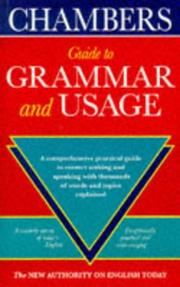 Chambers guide to grammar and usage