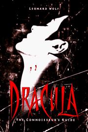 Cover of: Dracula: The Connoisseur's Guide