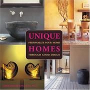 Cover of: Unique Homes: Personalize Your Home Through Good Design