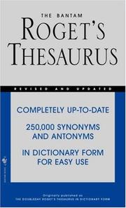 Cover of: The Bantam Roget's Thesaurus