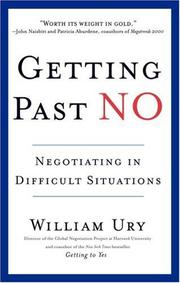Getting past no by William Ury