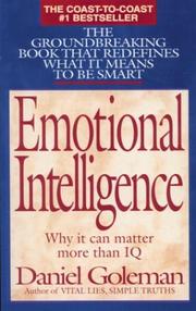 Cover of: Emotional Intelligence: Why It Can Matter More Than IQ