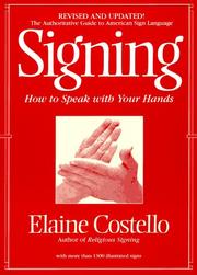 Cover of: Signing by Elaine Costello