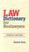 Cover of: Law dictionary for nonlawyers