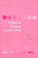 Effective subject leadership