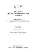 Cover of: LIV, Lexikon der indogermanischen Verben: die Wurzeln und ihre Primärstammbildungen