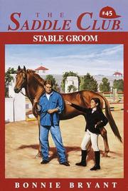 Cover of: Stable Groom by Bonnie Bryant