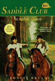 Cover of: Summer Horse by Bonnie Bryant
